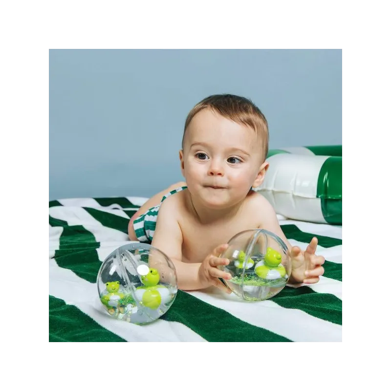 Petit Boum - Bouteille sensorielle Happy Bubbles - Grenouilles | Le Nuage de Charlotte