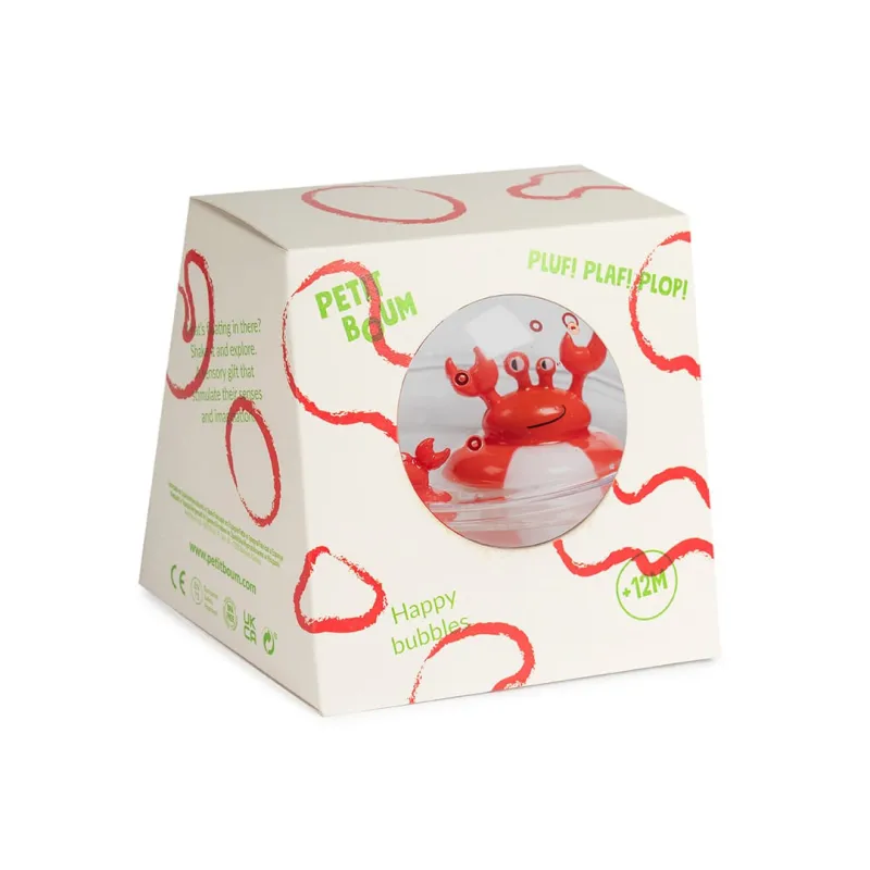 Petit Boum - Bouteille sensorielle Happy Bubbles - Crabes | Le Nuage de Charlotte