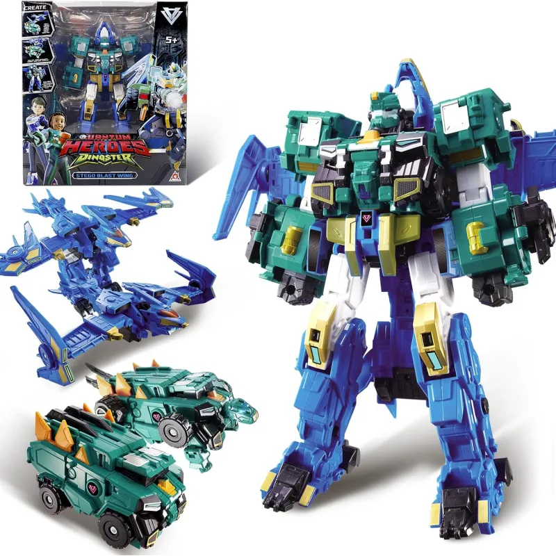 Quantum Heroes Dinoster giant 6-in-1 robot Stego Blast Wing | Le Nuage de Charlotte