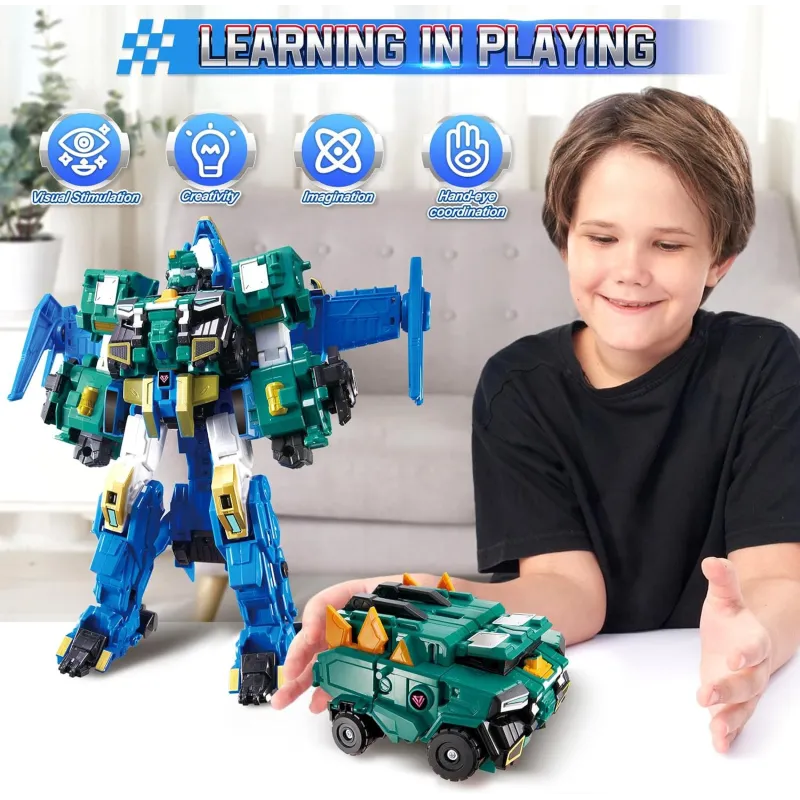 Quantum Heroes Dinoster giant 6-in-1 robot Stego Blast Wing | Le Nuage de Charlotte