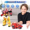 Quantum Heroes Dinoster robot géant 6 en 1 Raptor Tron | Le Nuage de Charlotte