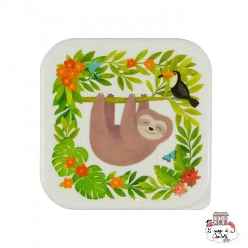 Sloth and Friends Lunch Box - S&B-MAXI030 - Sass & Belle - Lunch box, snack - Le Nuage de Charlotte