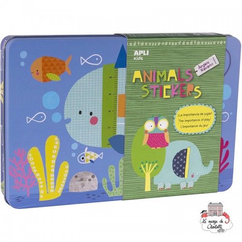 Sticker Set - Animals By Angels Navarro - APL-14827 - APLI - Stickers and gommettes - Le Nuage de Charlotte