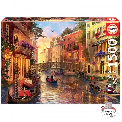 Sunset in Venise - EDU-17124 - Educa Borras - Puzzles - Le Nuage de Charlotte