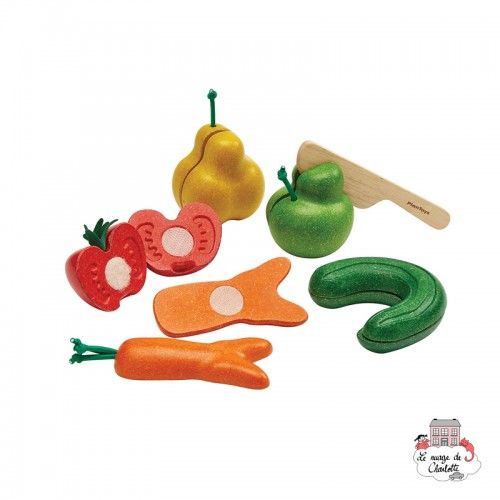 Wonky Fruit & Vegetables - PLT-3495 - PlanToys - Play Food - Le Nuage de Charlotte