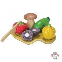 Assortiment de légumes - PLT-3601 - PlanToys - Epicerie - Le Nuage de Charlotte