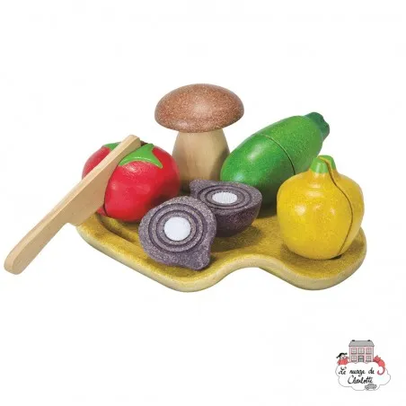 Assorted Vegetable Set - PLT-3601 - PlanToys - Play Food - Le Nuage de Charlotte