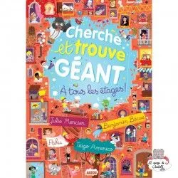 Cherche et trouve géant - À tous les étages ! - AUZ-9782733844229 - Editions Auzou - Livres d'Activités - Le Nuage de Charlotte