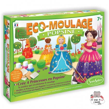Popsine - Princesses - STS-322633FRNL - SentoSphère - Sable et pâtes à modeler - Le Nuage de Charlotte