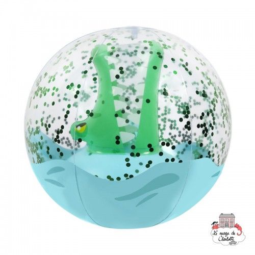 Ballon de Plage Gonflable 3D - Crocodile - SUL-S0PBAMCZ - SunnyLIFE - Jeux d'éxtérieur - Le Nuage de Charlotte