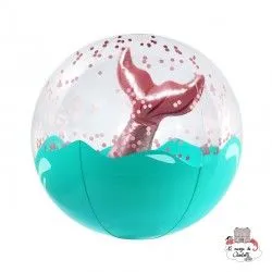 Ballon de Plage Gonflable 3D - Sirène - SUL-S0PBAMME - SunnyLIFE - Jeux d'éxtérieur - Le Nuage de Charlotte