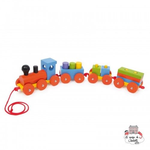 "Speedy" Train - SMF-1555 - Small Foot - Pull Along Toys - Le Nuage de Charlotte
