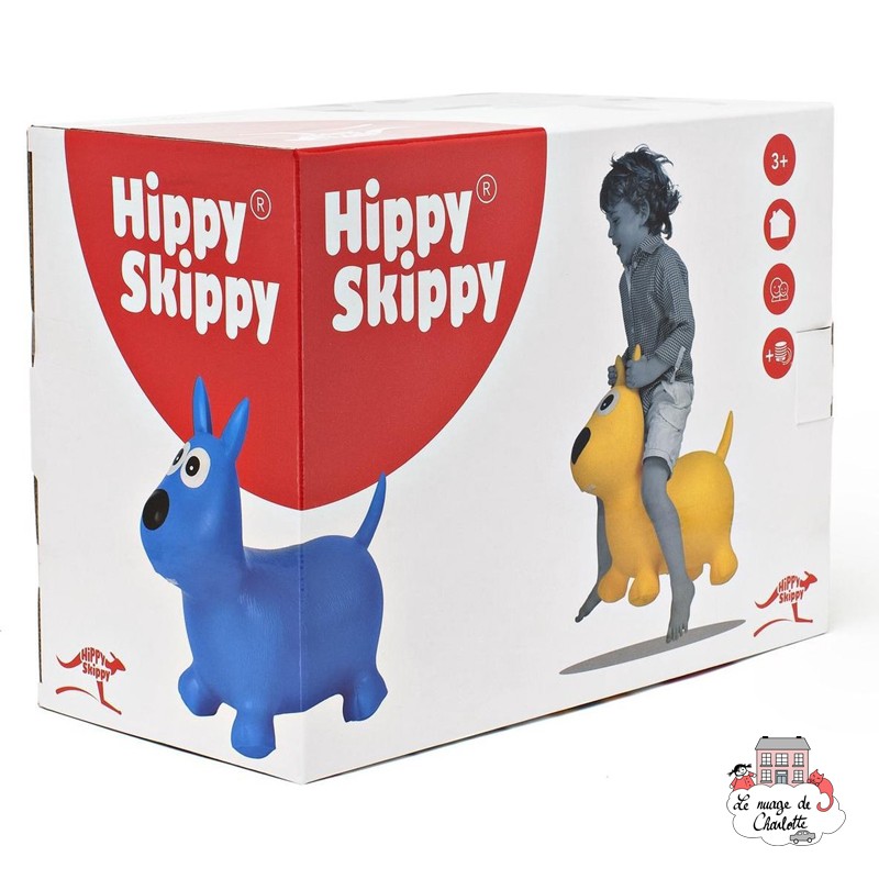 Hippy Skippy Vache - bleue - HSY-120011 - Hippy Skippy - Ballons sauteurs - Le Nuage de Charlotte