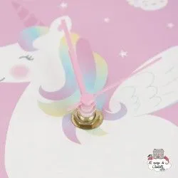 Horloge murale licorne arc-en-ciel - S&B-JANE231 - Sass & Belle - Horloges et réveils - Le Nuage de Charlotte