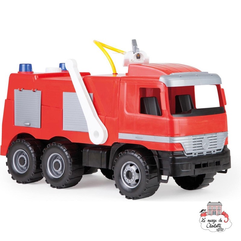 ca Lena Giga Trucks 02175 forte gru gigante con 3 assi con verricello fino a 1,05 m 70 cm Camion dei pompieri per Mercedes Benz Arocs giocattolo per bambini a partire da 3