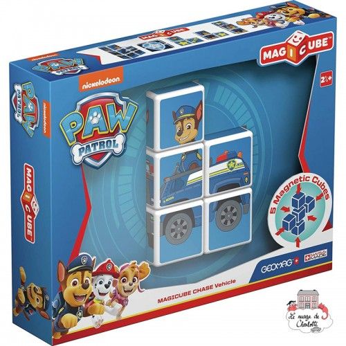 Geomag MagiCube Paw Patrol Chase Police Truck - GEO-079 - Geomag - Magnetic elements - Le Nuage de Charlotte