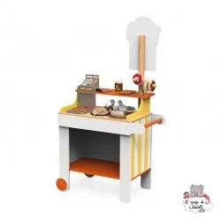 Stand Mobile - Crêpes & Co (bois) - JAN-J06587 - Janod - Cuisines et magasins - Le Nuage de Charlotte