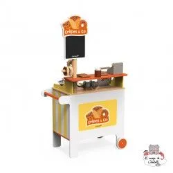 Stand Mobile - Crêpes & Co (bois) - JAN-J06587 - Janod - Cuisines et magasins - Le Nuage de Charlotte