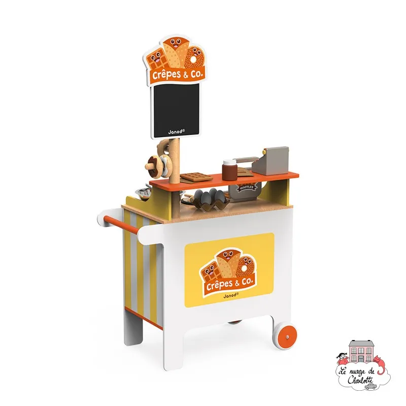 CREPES & CO WAFLE HOUSE (WOOD) - JAN-J06587 - Janod - Kitchens and stores - Le Nuage de Charlotte