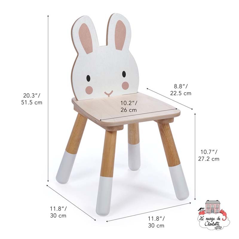 Forest Rabbit Chair - TLT-8812 - Tender Leaf Toys - Children's furniture - Le Nuage de Charlotte
