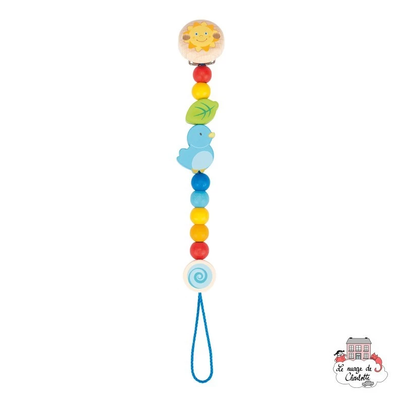 Soother chain Bird - HEI-736040 - Heimess - Soother Chain - Le Nuage de Charlotte