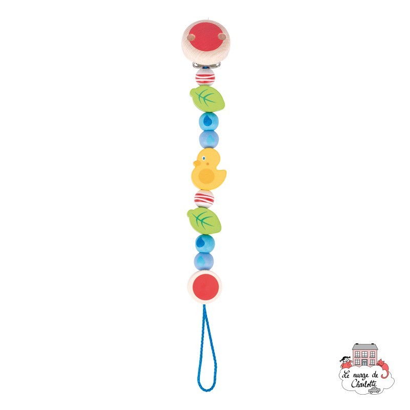 Soother chain Duck - HEI-736250 - Heimess - Soother Chain - Le Nuage de Charlotte