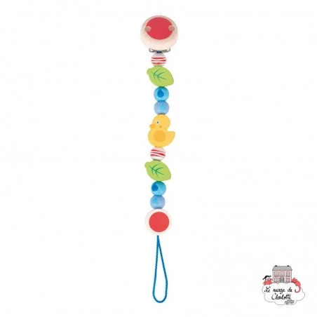 Accroche-tétine Canard - HEI-736250 - Heimess - Accroche-tétine - Le Nuage de Charlotte