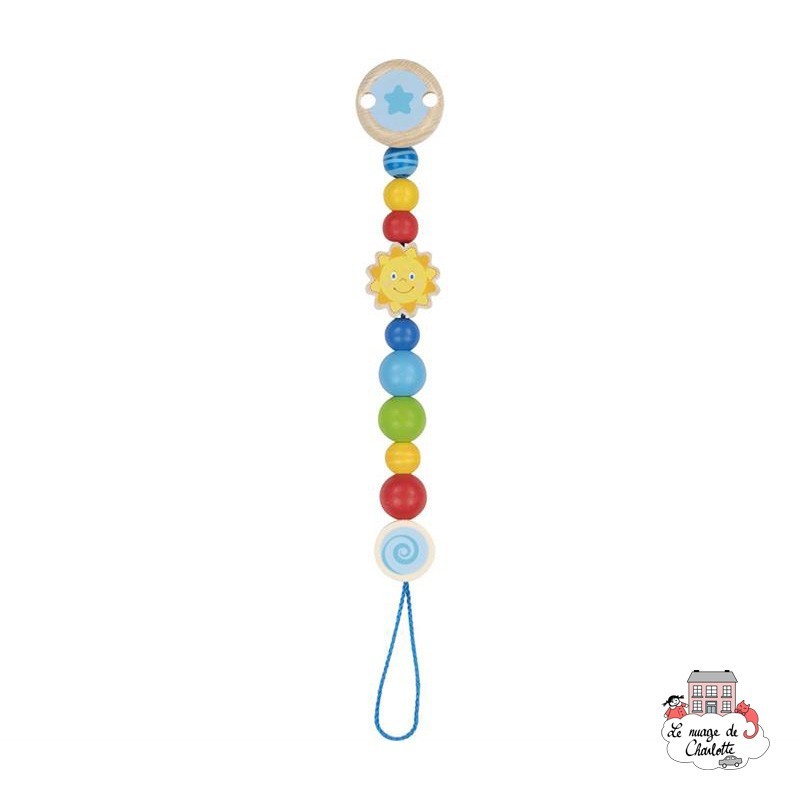 Soother chain Sun - HEI-736340 - Heimess - Soother Chain - Le Nuage de Charlotte