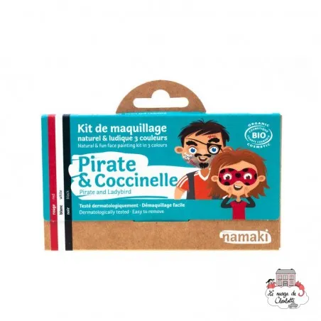 Pirate & Ladybug 3 color makeup kit - NAM-NA110003 - Namaki - Make Up - Le Nuage de Charlotte