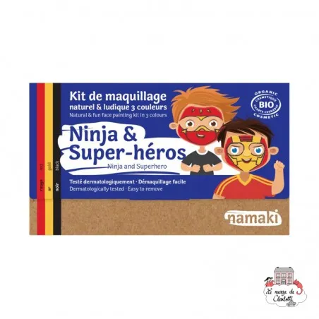 Ninja & Superhero 3 Color Makeup Kit - NAM-NA110041 - Namaki - Make Up - Le Nuage de Charlotte