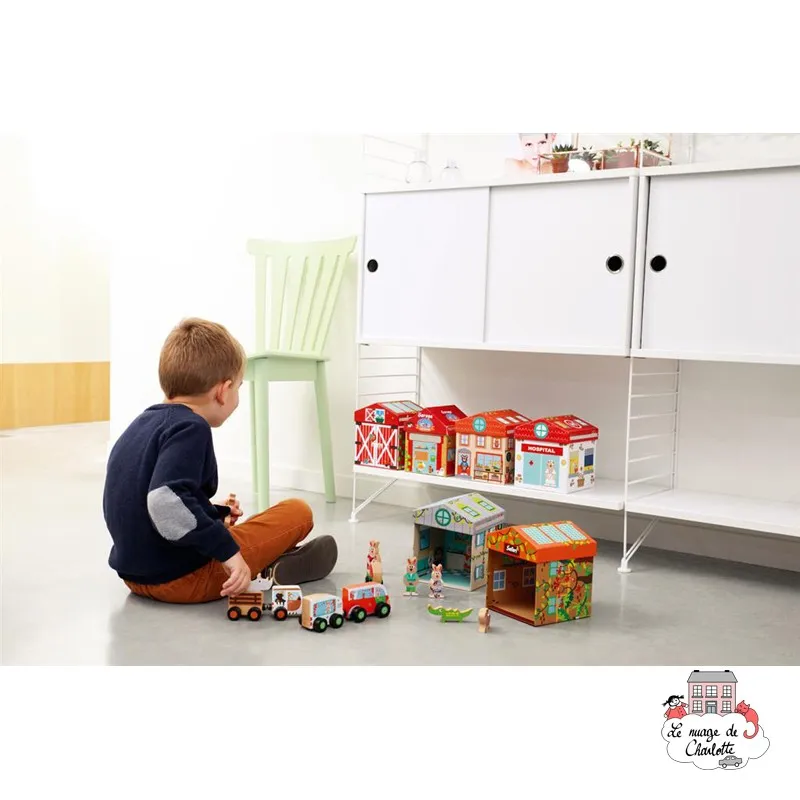 Toy Box - Grocery 2 in 1 - SCR-6181103 - Scratch - Garages and accessories - Le Nuage de Charlotte