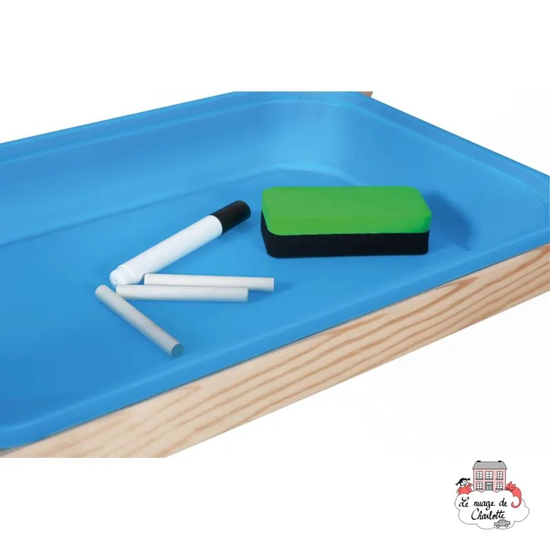 Black & White Bilateral Table - SCR-6181083 - Scratch - Drawing boards and slates - Le Nuage de Charlotte