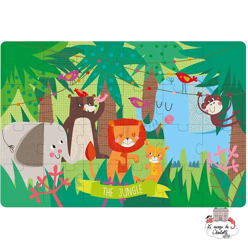 Puzzle Jungle - APL-16492 - APLI - For littles - Le Nuage de Charlotte