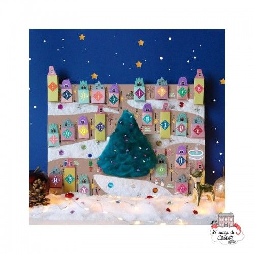 KIT: Advent Calendar - Christmas - LAI-CALENDRIER - L'atelier Imaginaire - Creative boxes - Le Nuage de Charlotte