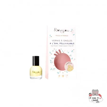 Polish "Caprice" Yellow - ROS-RVAO09 - Rosajou - Maquillage et cosmétique fantaisie pour enfants - Le Nuage de Charlotte