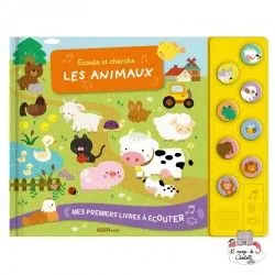 Écoute et cherche les animaux - AUZ-9782733830956 - Editions Auzou - Imagiers et éveil - Le Nuage de Charlotte