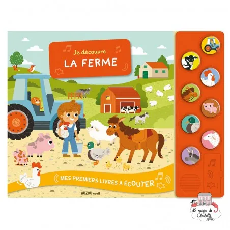 Je découvre la ferme - AUZ-9782733833643 - Editions Auzou - Imagiers et éveil - Le Nuage de Charlotte