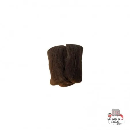 Laine mèche à feutrer - Choco - CLV-7936 - Clover - Feutrage - Le Nuage de Charlotte