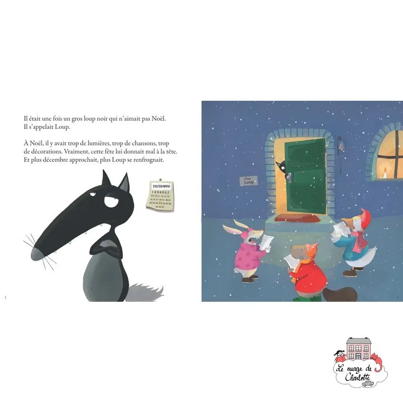 Le loup qui n'aimait pas Noël - AUZ-9782733826164 - Editions Auzou - Books - Le Nuage de Charlotte