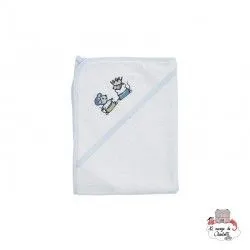 Bathing cape - Little Mice - White - BBJ-capmice - bébé-jou - Bath linen - Le Nuage de Charlotte