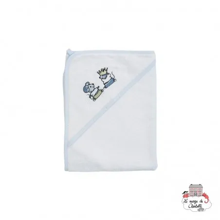 Cape de bain - Little Mice - Blanc - BBJ-capmice - bébé-jou - Trousses et linge de bain - Le Nuage de Charlotte