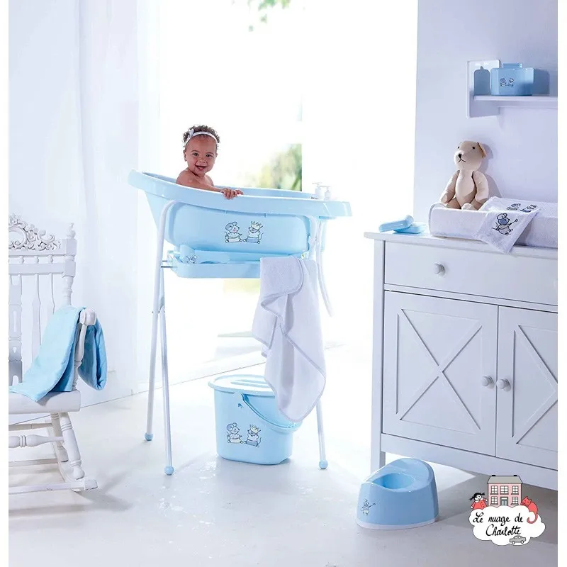 Bathing cape - Little Mice - White - BBJ-capmice - bébé-jou - Bath linen - Le Nuage de Charlotte