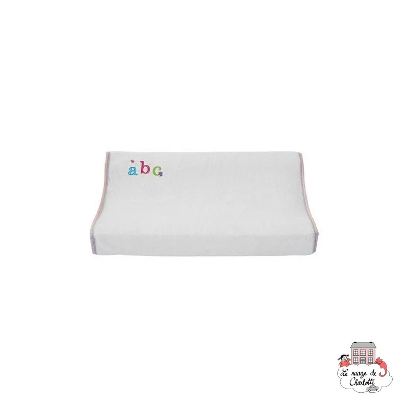 Changing cushion cover - ABC - BBJ-cvABC - bébé-jou - Bath linen - Le Nuage de Charlotte