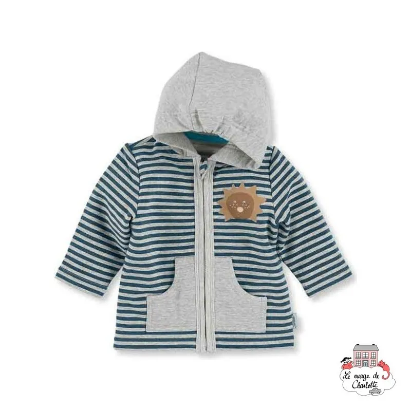 Hooded Jacket Leo the Lion - STE-2621623-364 - Sterntaler - Jackets - Le Nuage de Charlotte