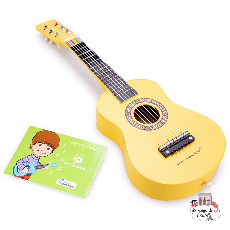 Guitar - Yellow - NCT-10343 - New Classic Toys - Music - Le Nuage de Charlotte