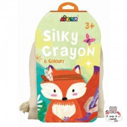 Silky Crayons Canvas Bag - Fox - AVE-7337099 - Avenir - Pencils - Le Nuage de Charlotte