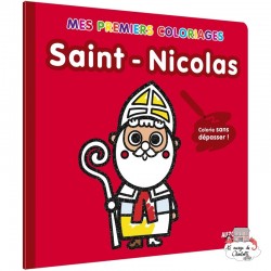 Mes premiers coloriages Saint-Nicolas - AUZ-9782733863978 - Editions Auzou - Carnets de coloriage - Le Nuage de Charlotte