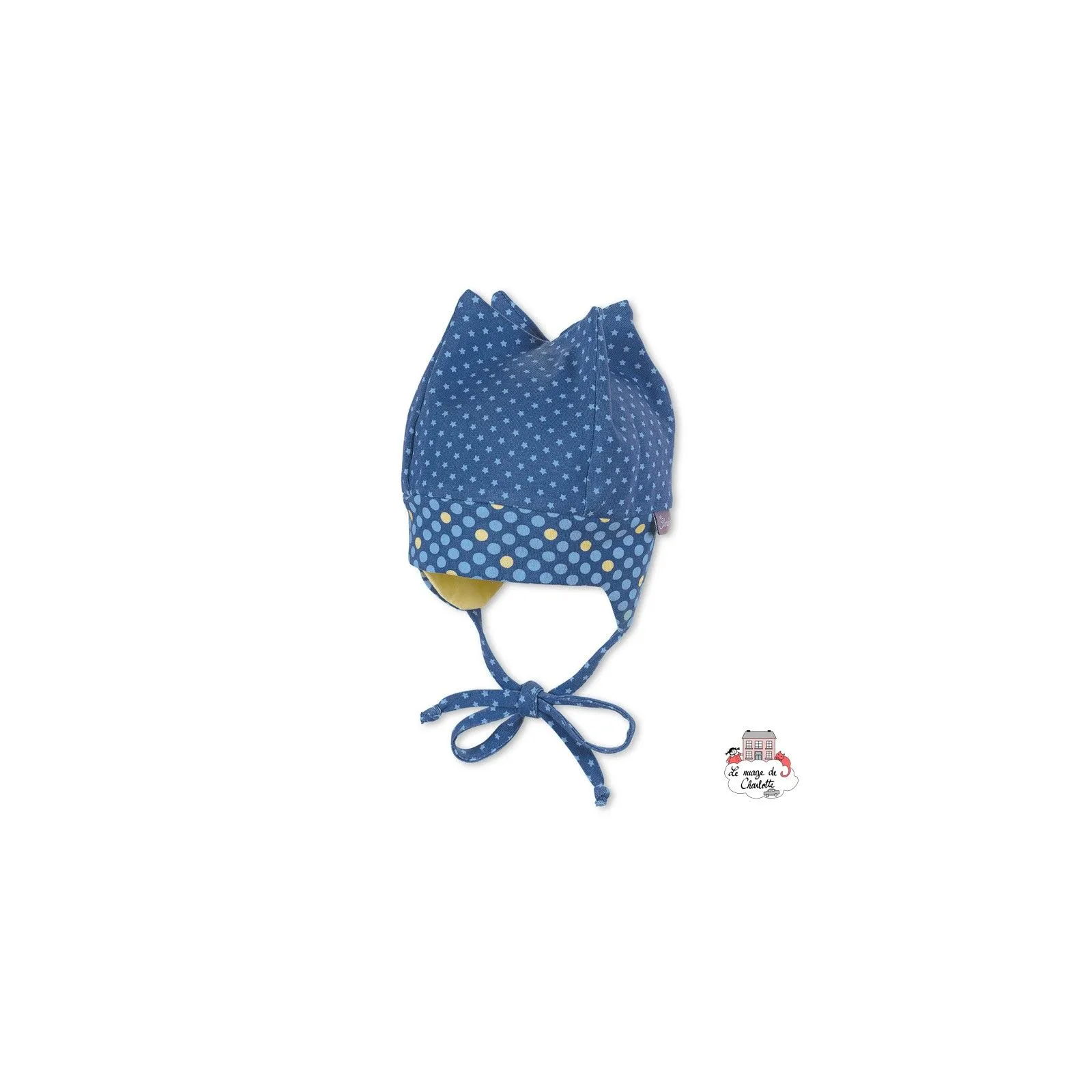 Soft cup with ear and UV protection - STE-1401661-356 - Sterntaler - Hats, Caps and Beanies - Le Nuage de Charlotte