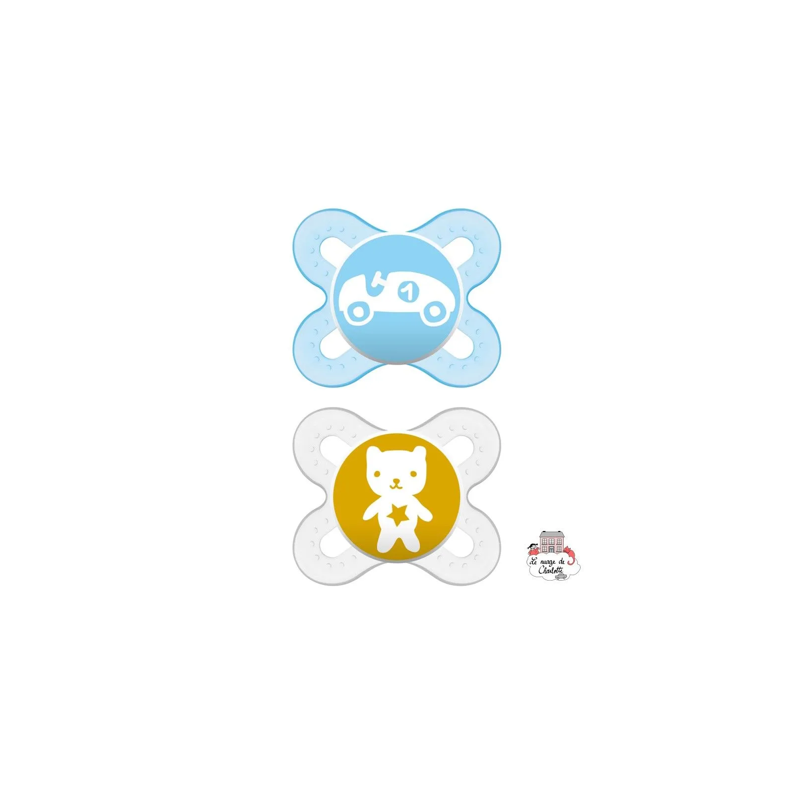 MAM Start 0-2m - Pack 2 pacifiers - MAM-3916533b - MAM - Baby bottles and pacifiers - Le Nuage de Charlotte