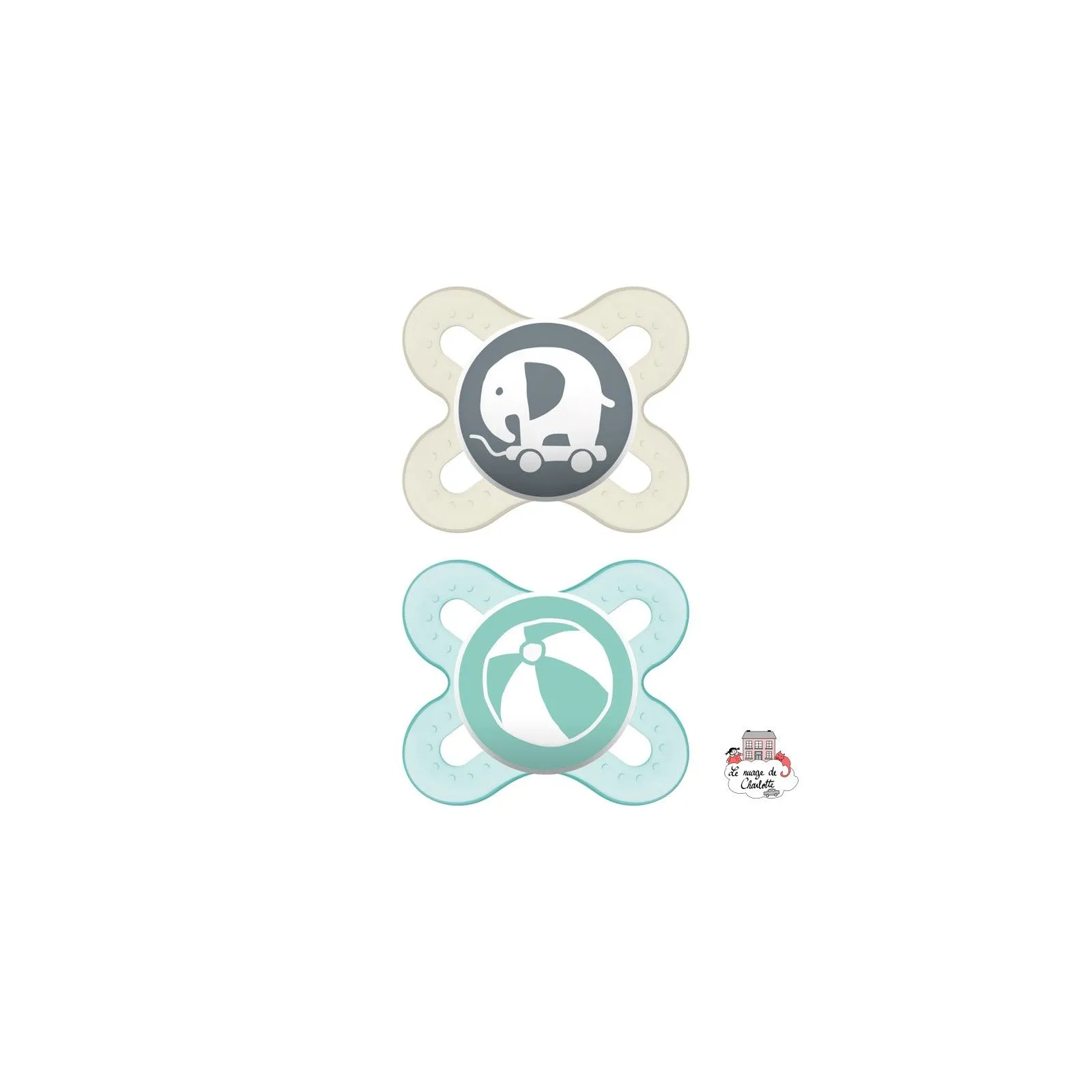 MAM Start 0-2m - Pack 2 sucettes - MAM-3916533c - MAM - Biberons et tétines - Le Nuage de Charlotte